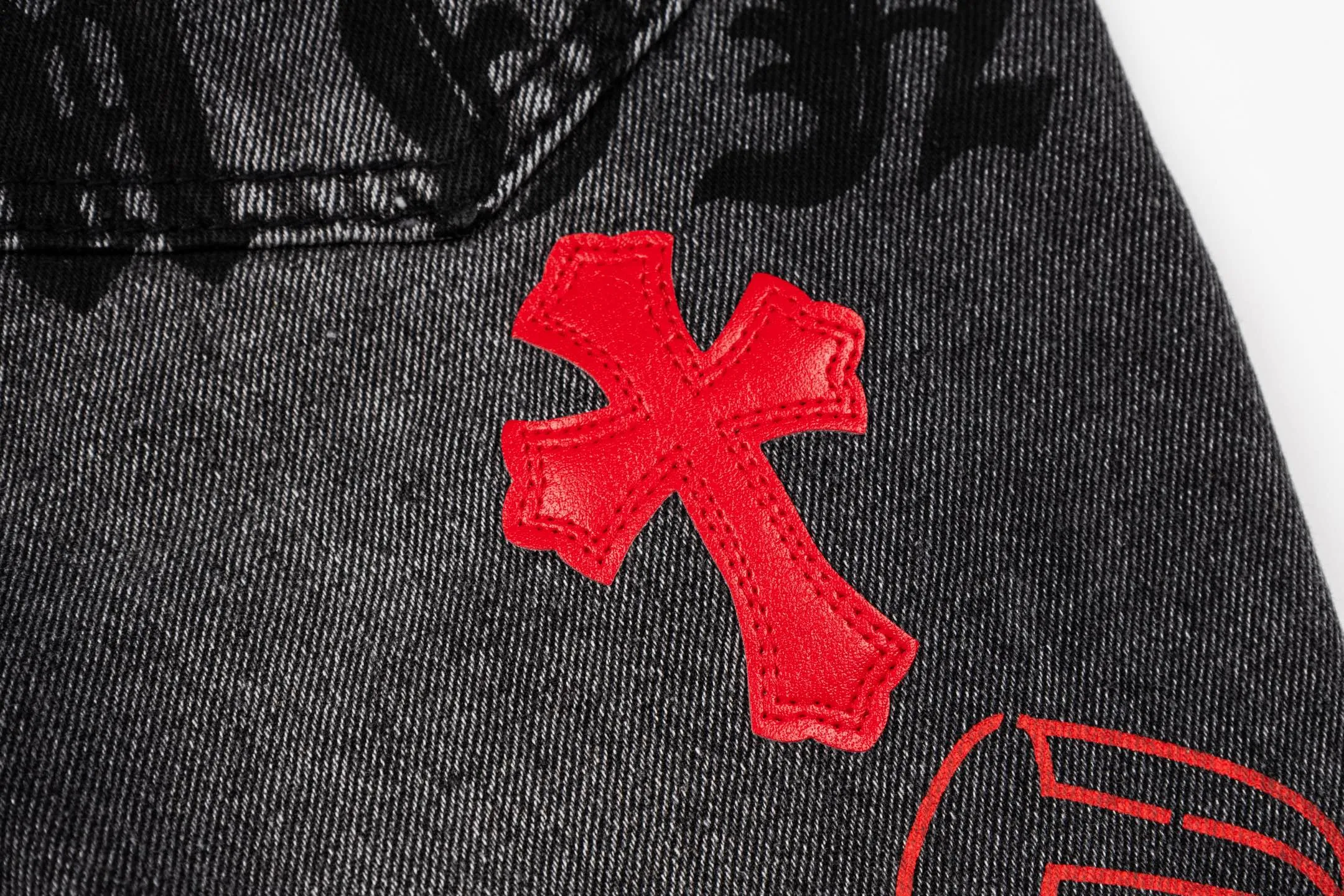 Chrome Hearts ch ， ！！ Premium ， ， ， zp ， Breathable ， ， ， ！ up！ ： # ：Black Size：28 30 32 34 36